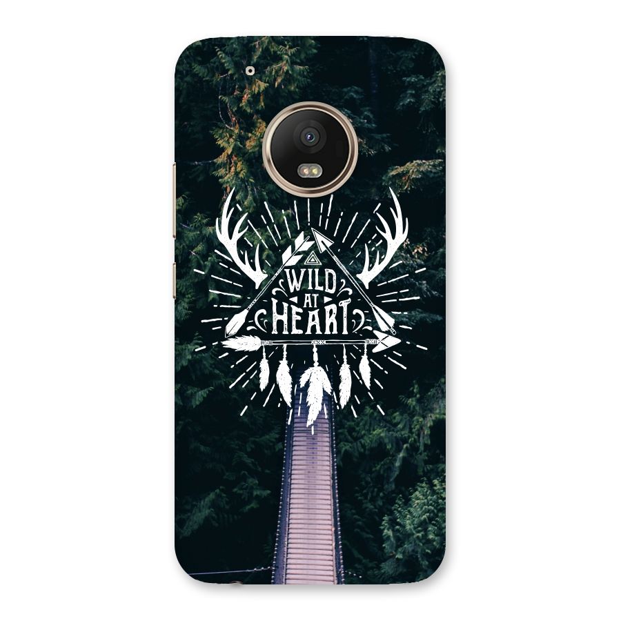 Wild Heart Back Case for Moto G5 Plus