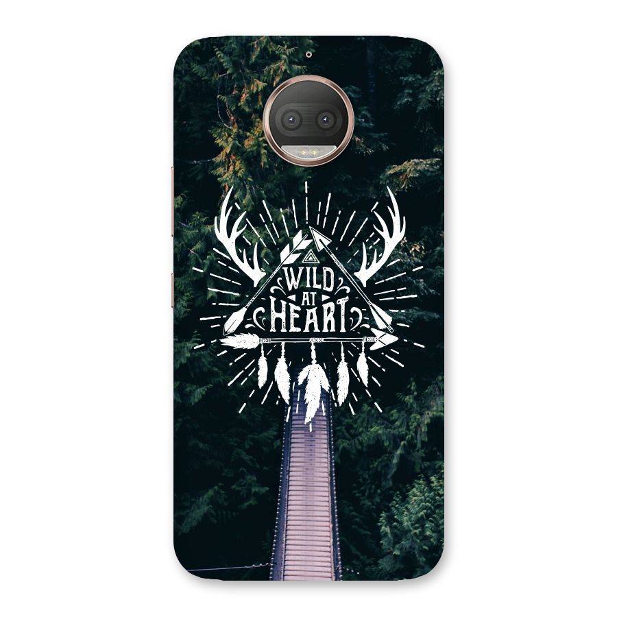 Wild Heart Back Case for Moto G5s Plus
