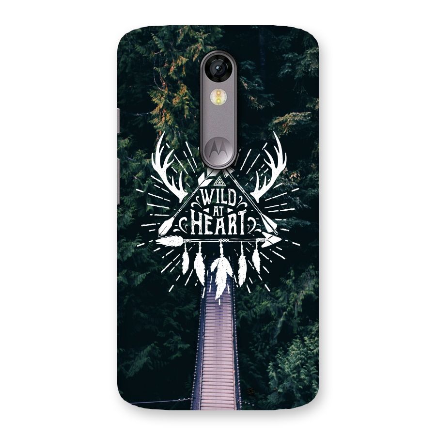 Wild Heart Back Case for Moto X Force