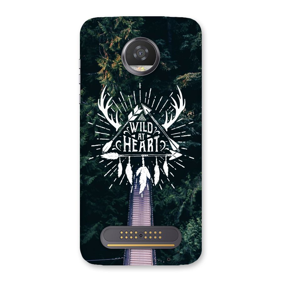 Wild Heart Back Case for Moto Z2 Play