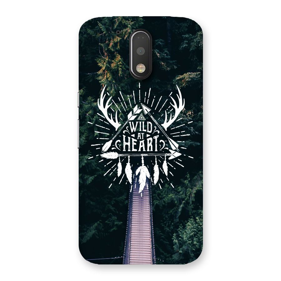 Wild Heart Back Case for Motorola Moto G4