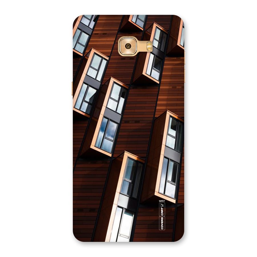 Window Abstract Back Case for Galaxy C9 Pro