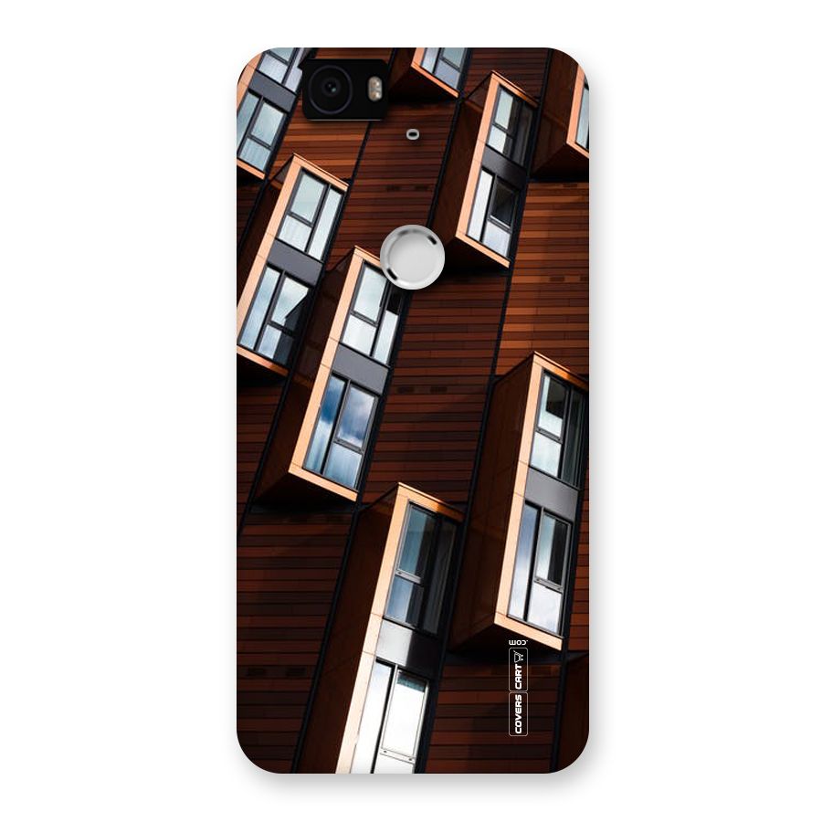 Window Abstract Back Case for Google Nexus-6P