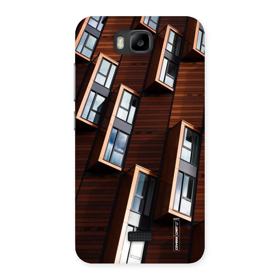 Window Abstract Back Case for Honor Bee