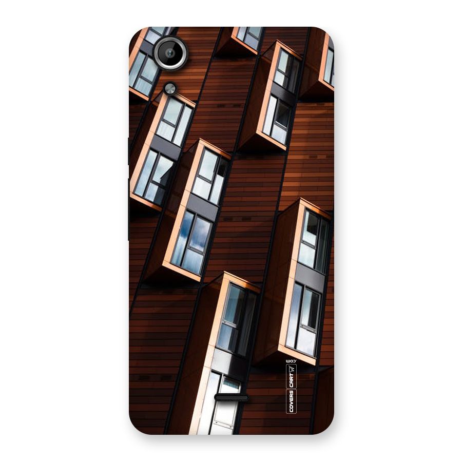 Window Abstract Back Case for Micromax Canvas Selfie Lens Q345