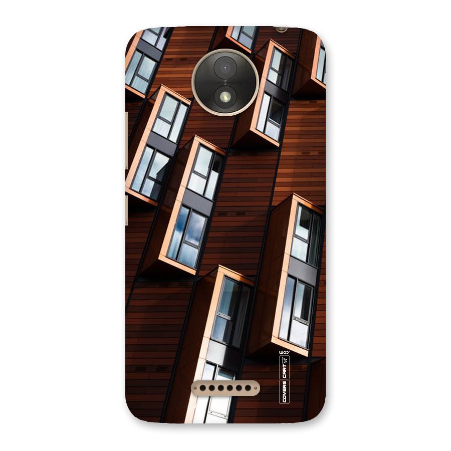 Window Abstract Back Case for Moto C Plus