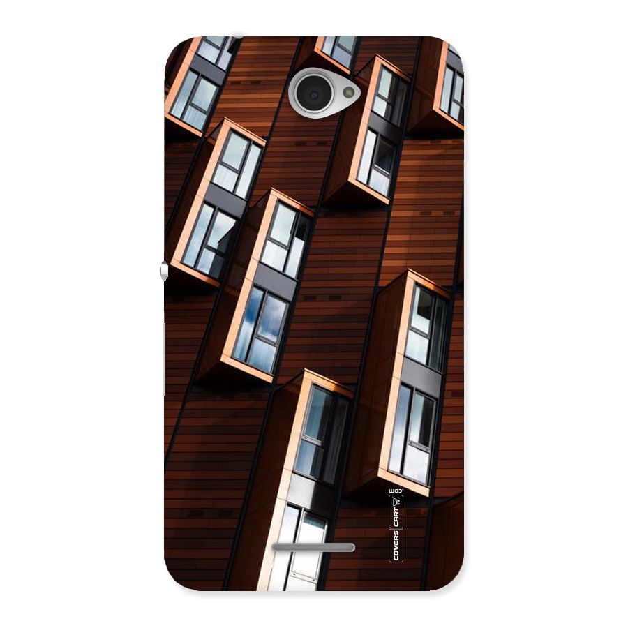 Window Abstract Back Case for Sony Xperia E4