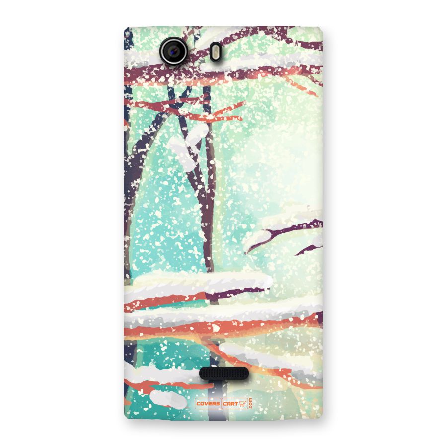 Winter Season Back Case for Canvas Nitro 2