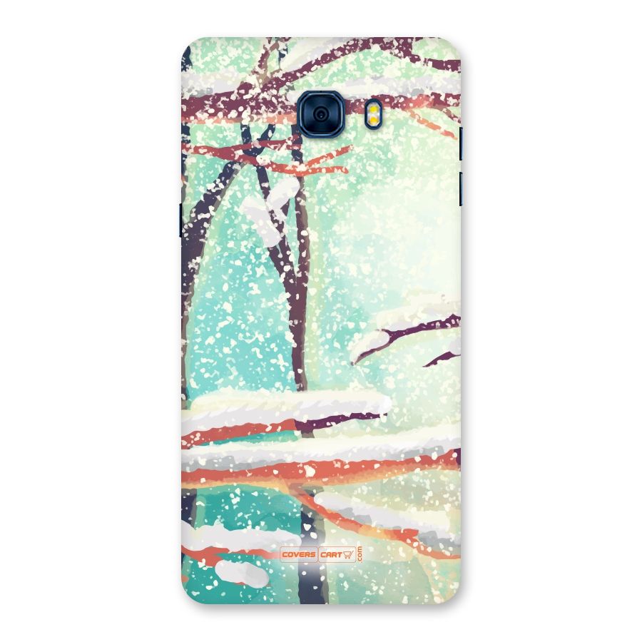 Winter Season Back Case for Galaxy C7 Pro
