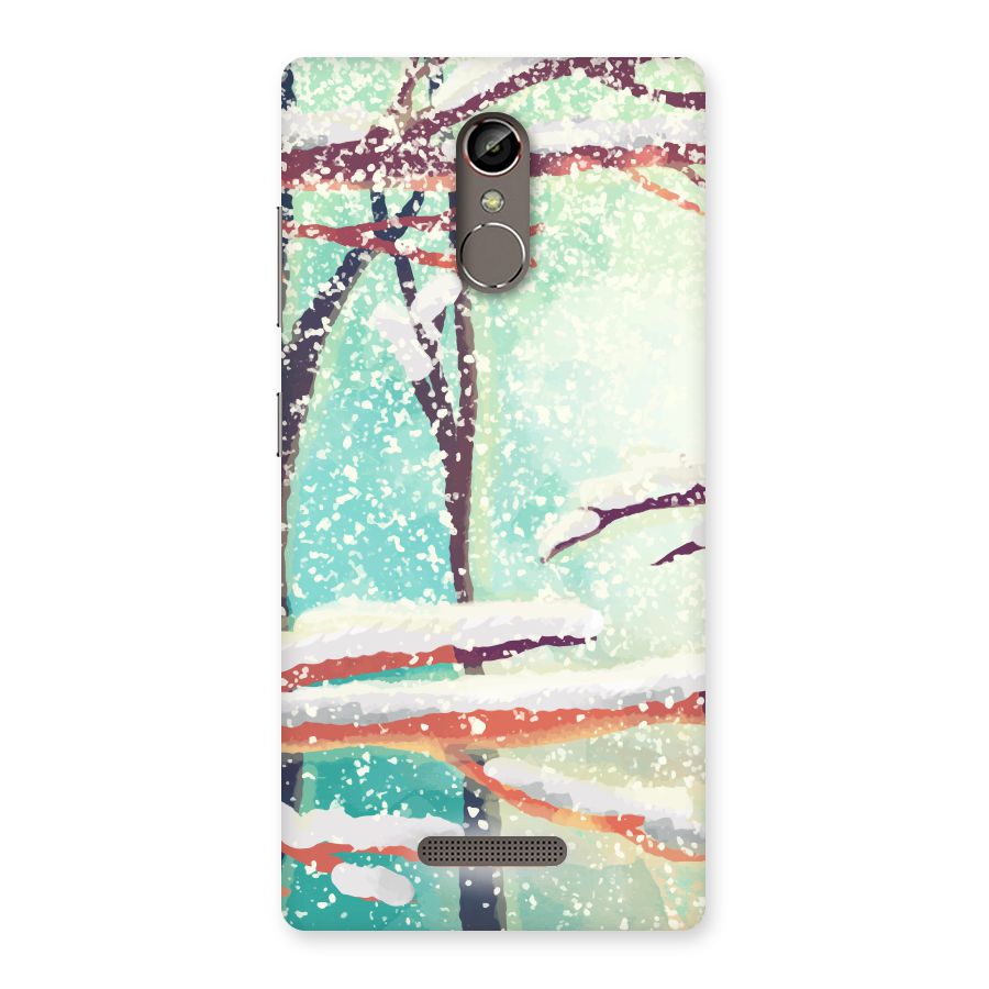 Winter Season Back Case for Gionee S6s
