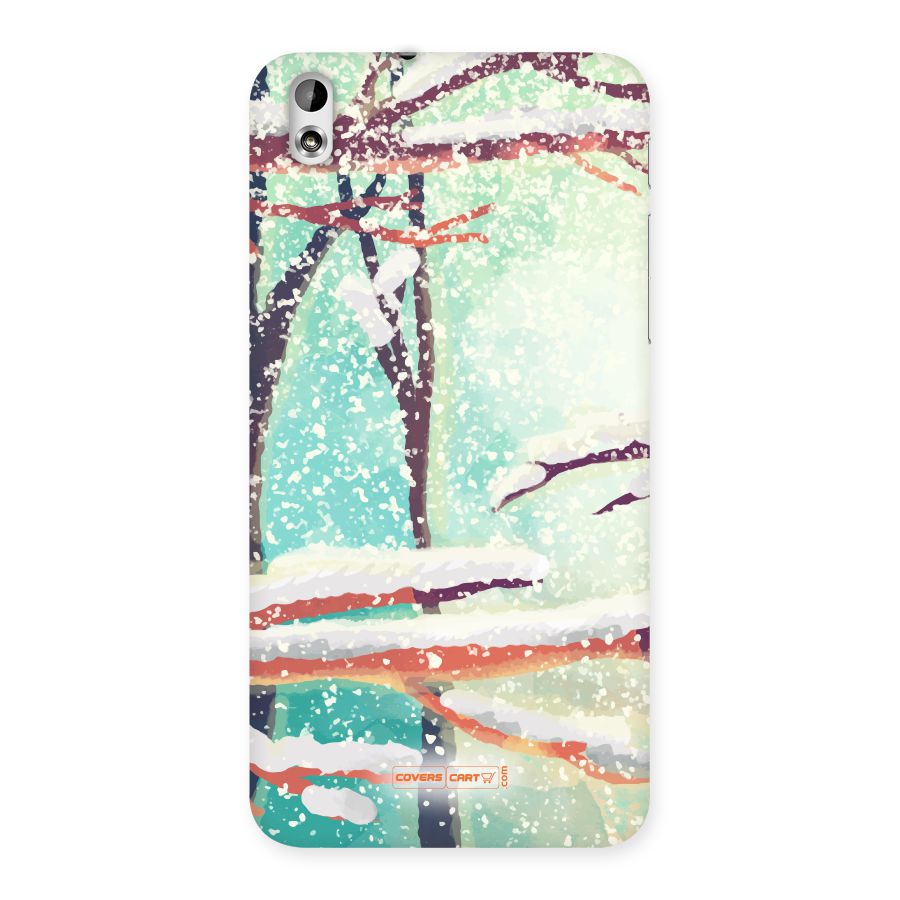 Winter Season Back Case for HTC Desire 816g