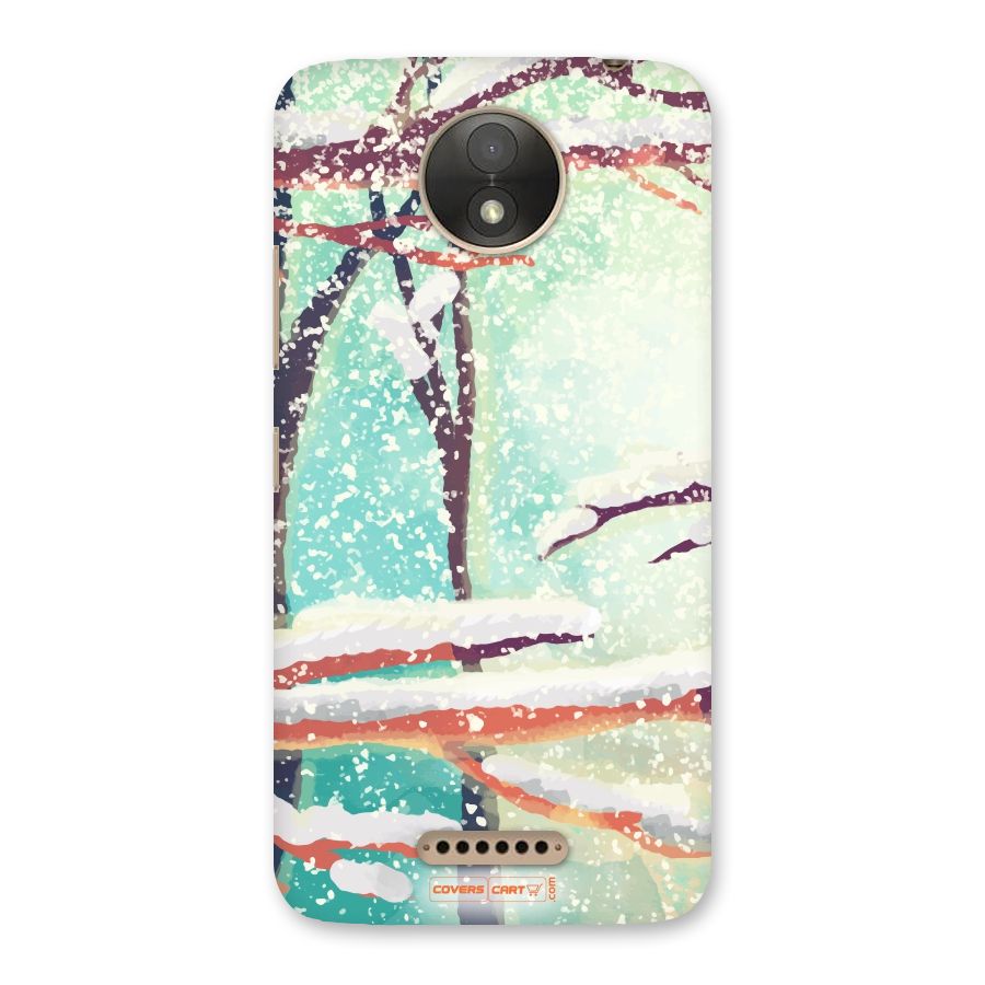 Winter Back Case for Moto C Plus
