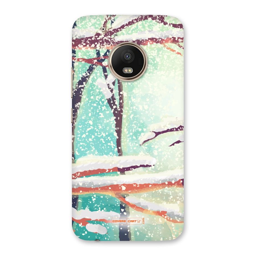 Winter Season Back Case for Moto G5 Plus