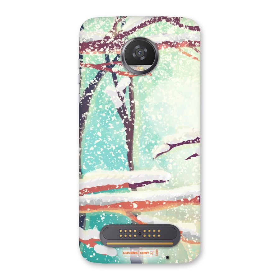 Winter Back Case for Moto Z2 Play