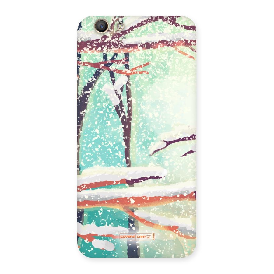 Winter Season Back Case for Oppo F1s