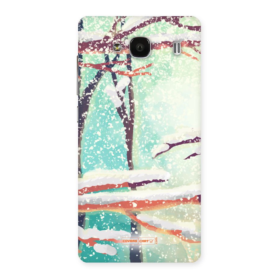 Winter Season Back Case for Redmi 2 Prime