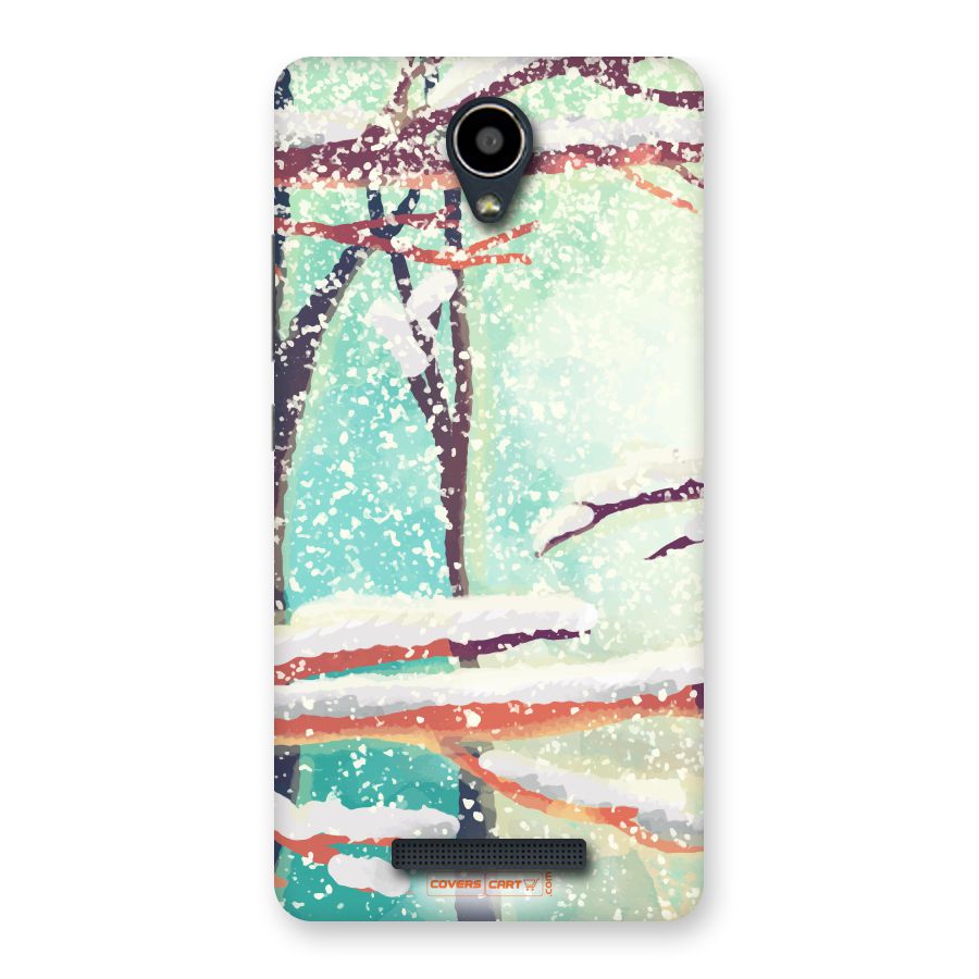 Winter Season Back Case for Redmi Note 2