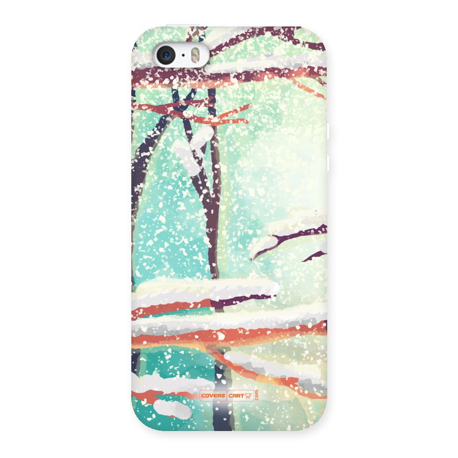 Winter Season Back Case for iPhone SE