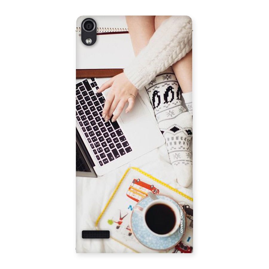 Winter Relaxation Back Case for Ascend P6