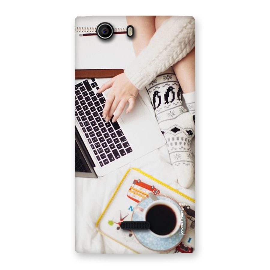 Winter Relaxation Back Case for Canvas Nitro 2 E311