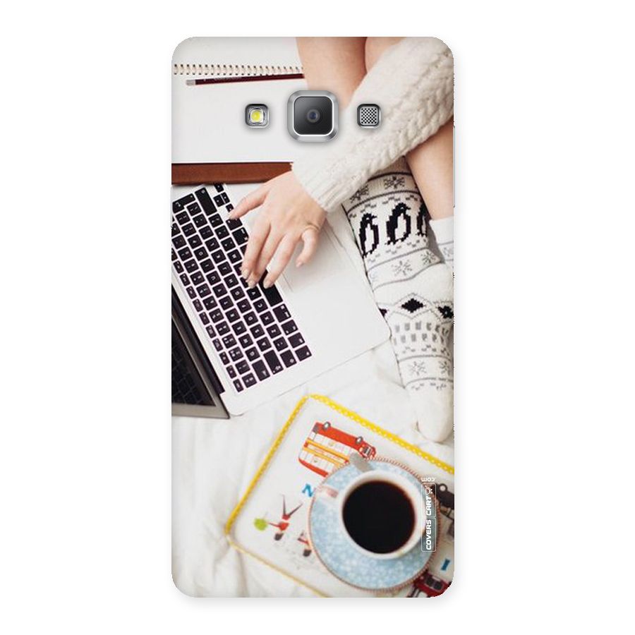 Winter Relaxation Back Case for Galaxy A7