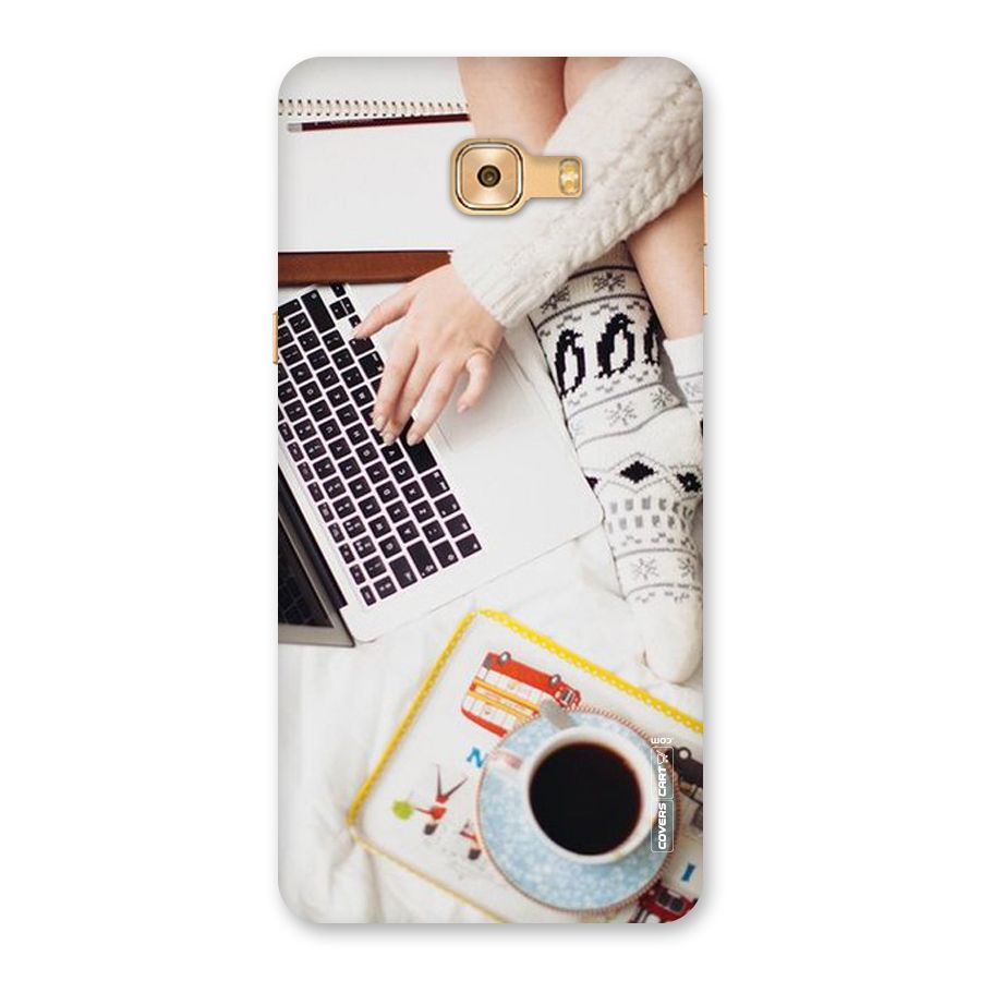 Winter Relaxation Back Case for Galaxy C9 Pro
