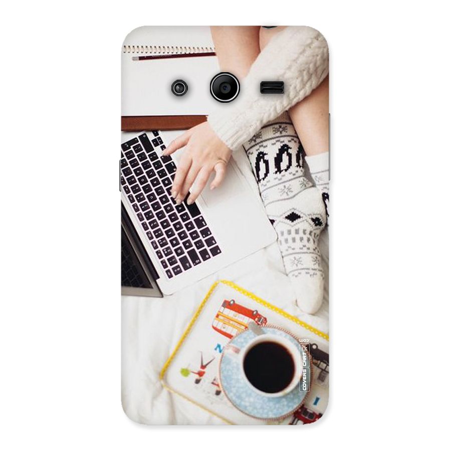 Winter Relaxation Back Case for Galaxy Core 2