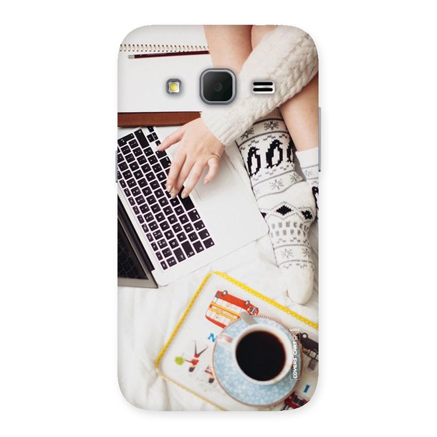 Winter Relaxation Back Case for Galaxy Core Prime