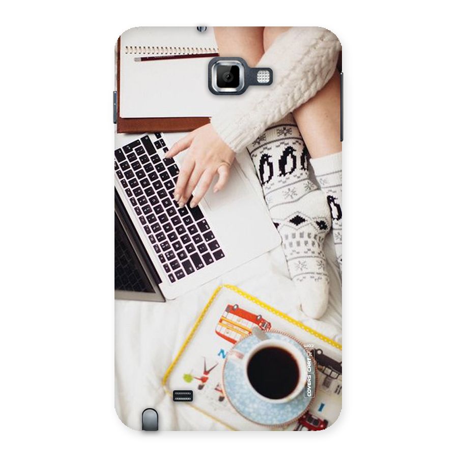Winter Relaxation Back Case for Galaxy Note