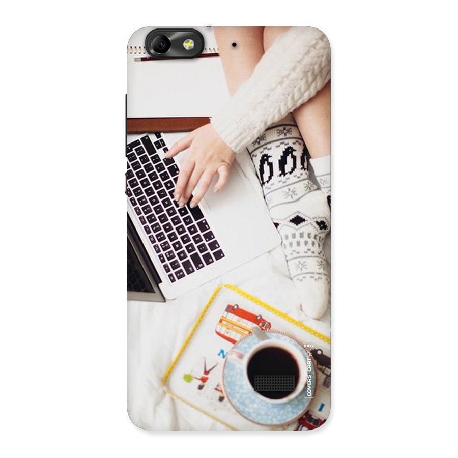 Winter Relaxation Back Case for Honor 4C