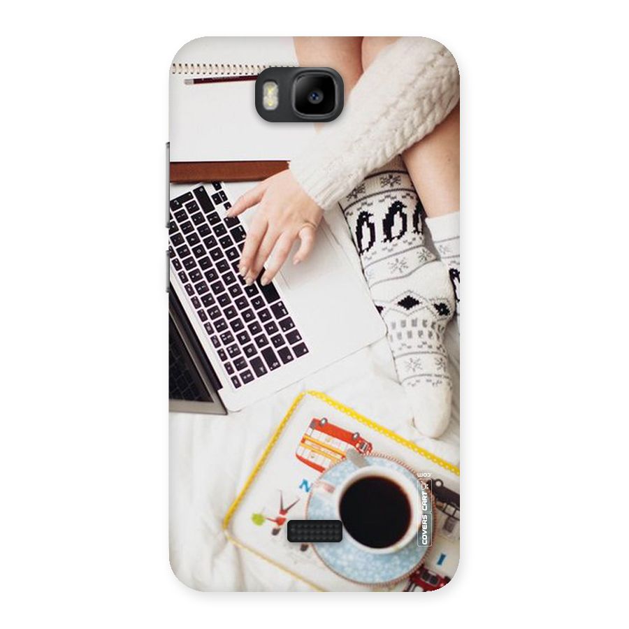 Winter Relaxation Back Case for Honor Bee