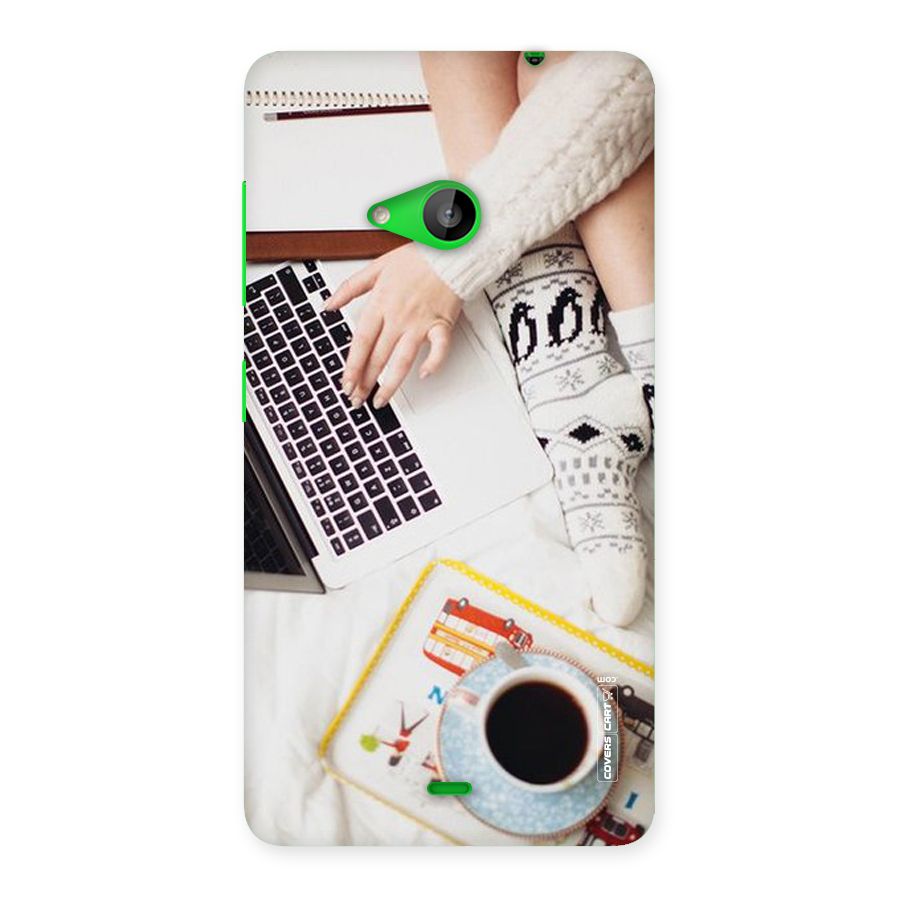 Winter Relaxation Back Case for Lumia 535