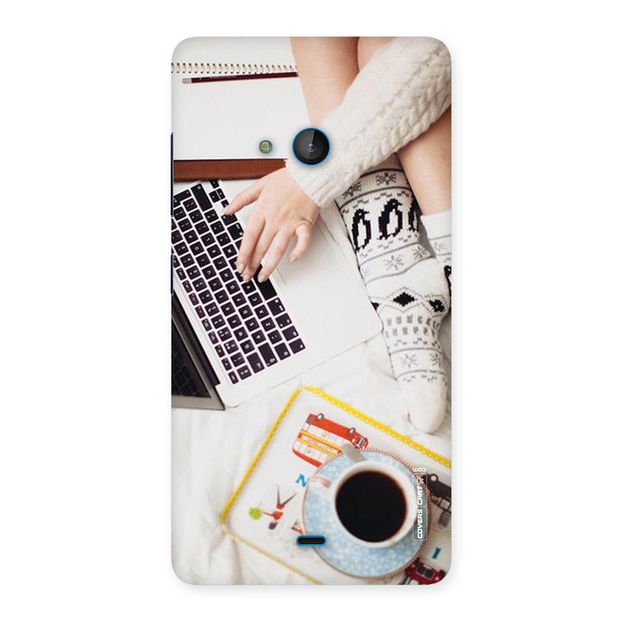 Winter Relaxation Back Case for Lumia 540