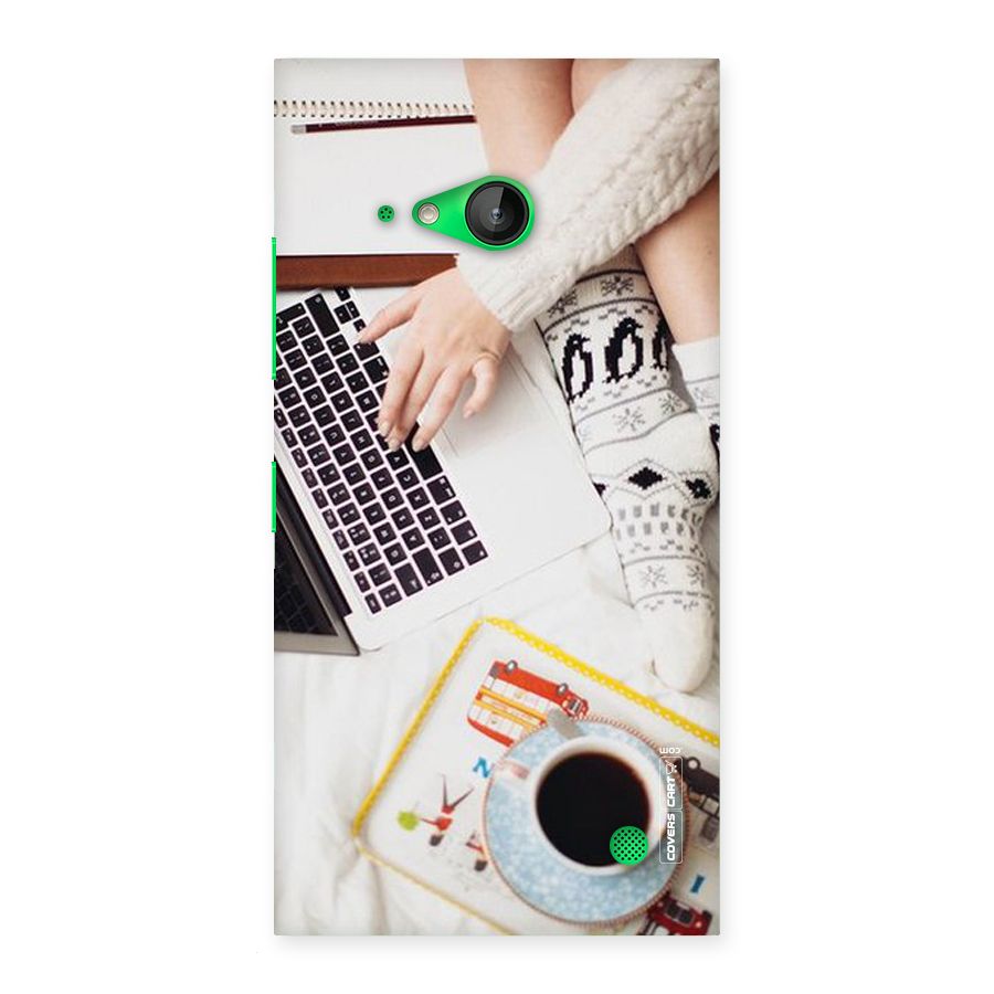Winter Relaxation Back Case for Lumia 730