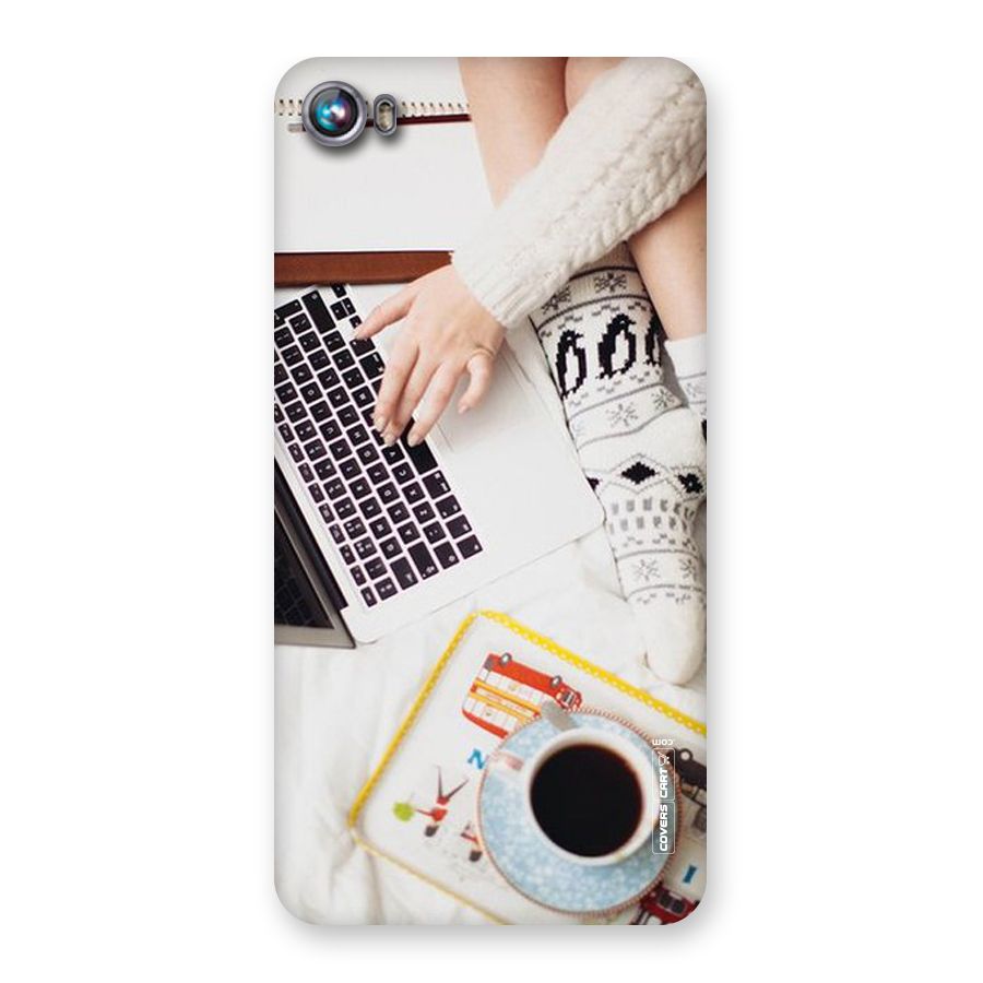 Winter Relaxation Back Case for Micromax Canvas Fire 4 A107