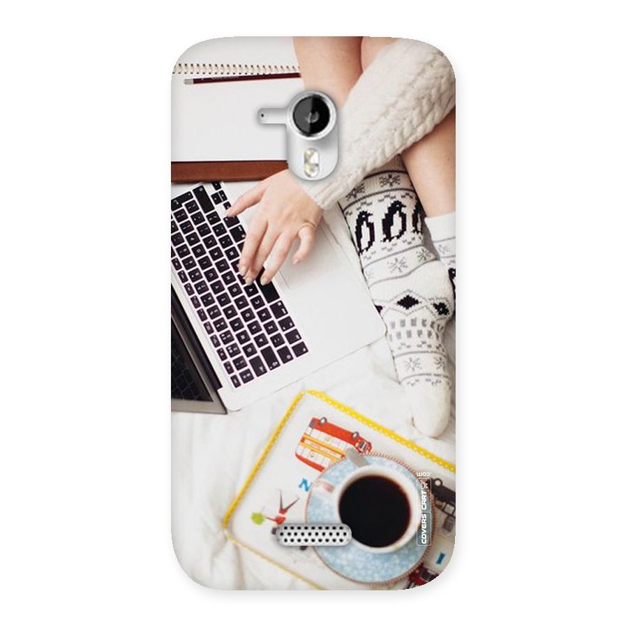 Winter Relaxation Back Case for Micromax Canvas HD A116