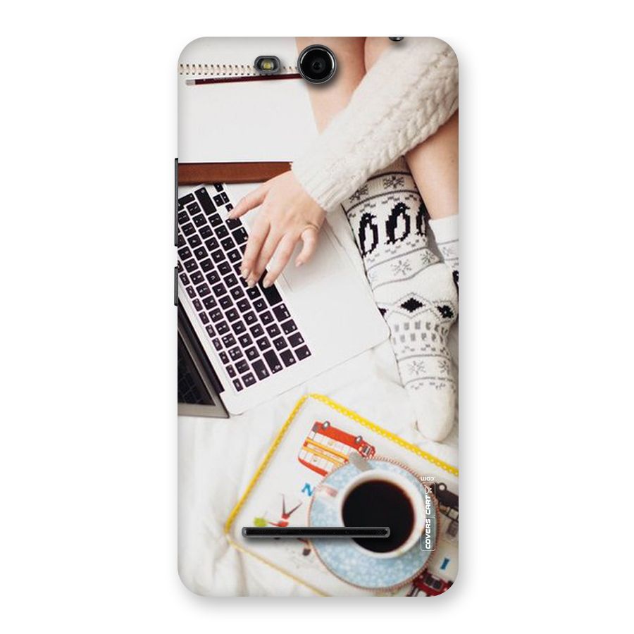 Winter Relaxation Back Case for Micromax Canvas Juice 3 Q392