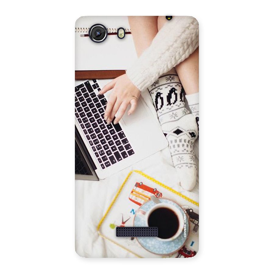 Winter Relaxation Back Case for Micromax Unite 3