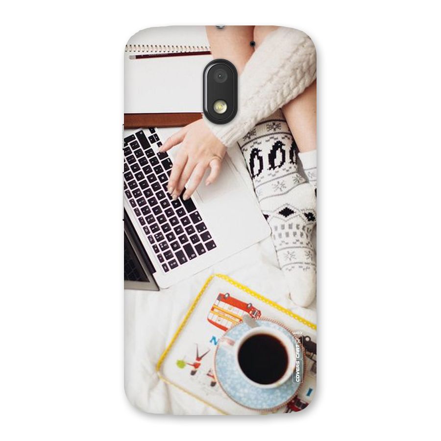 Winter Relaxation Back Case for Moto E3 Power