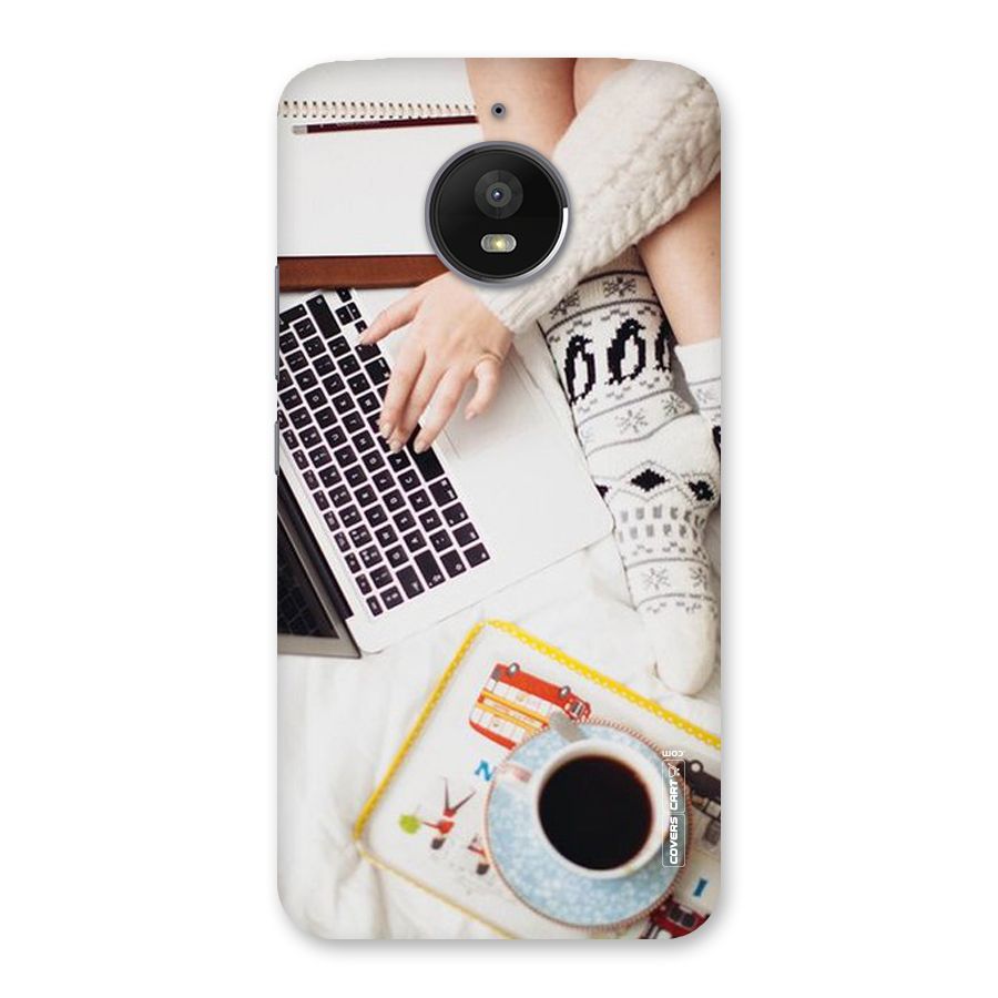Winter Relaxation Back Case for Moto E4 Plus