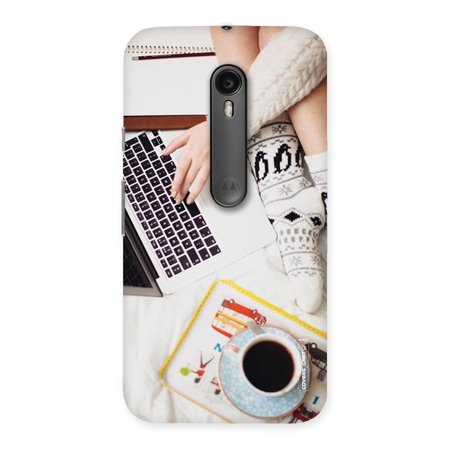 Winter Relaxation Back Case for Moto G3
