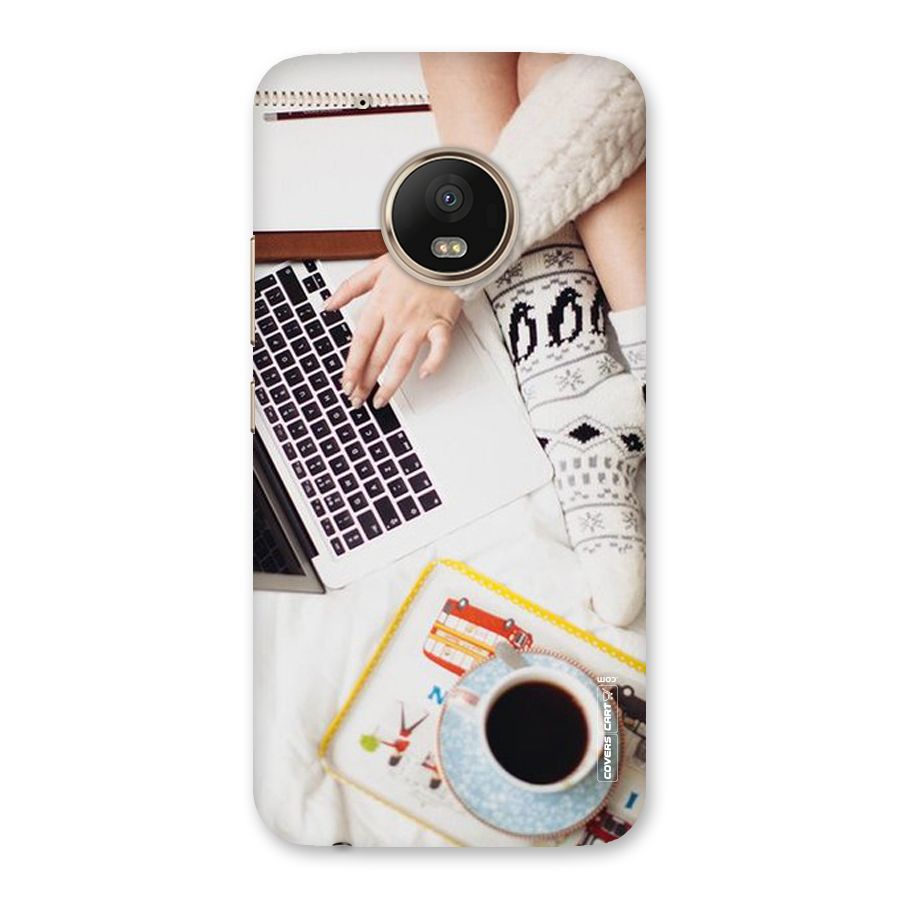 Winter Relaxation Back Case for Moto G5 Plus