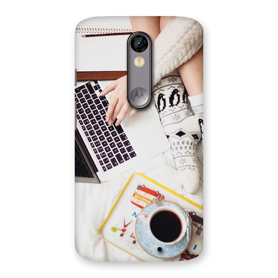 Winter Relaxation Back Case for Moto X Force