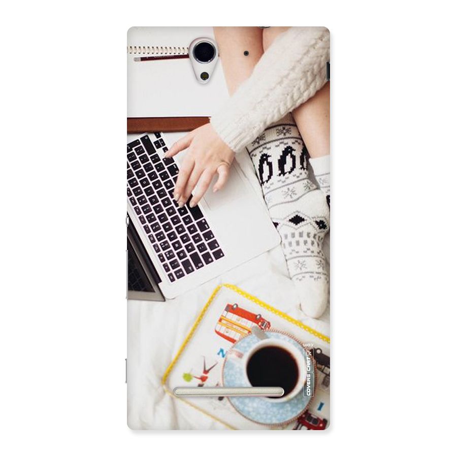 Winter Relaxation Back Case for Sony Xperia C3