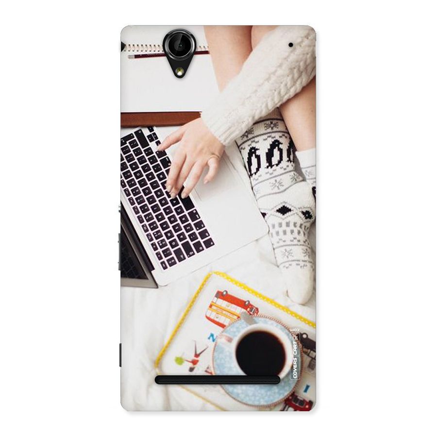 Winter Relaxation Back Case for Sony Xperia T2