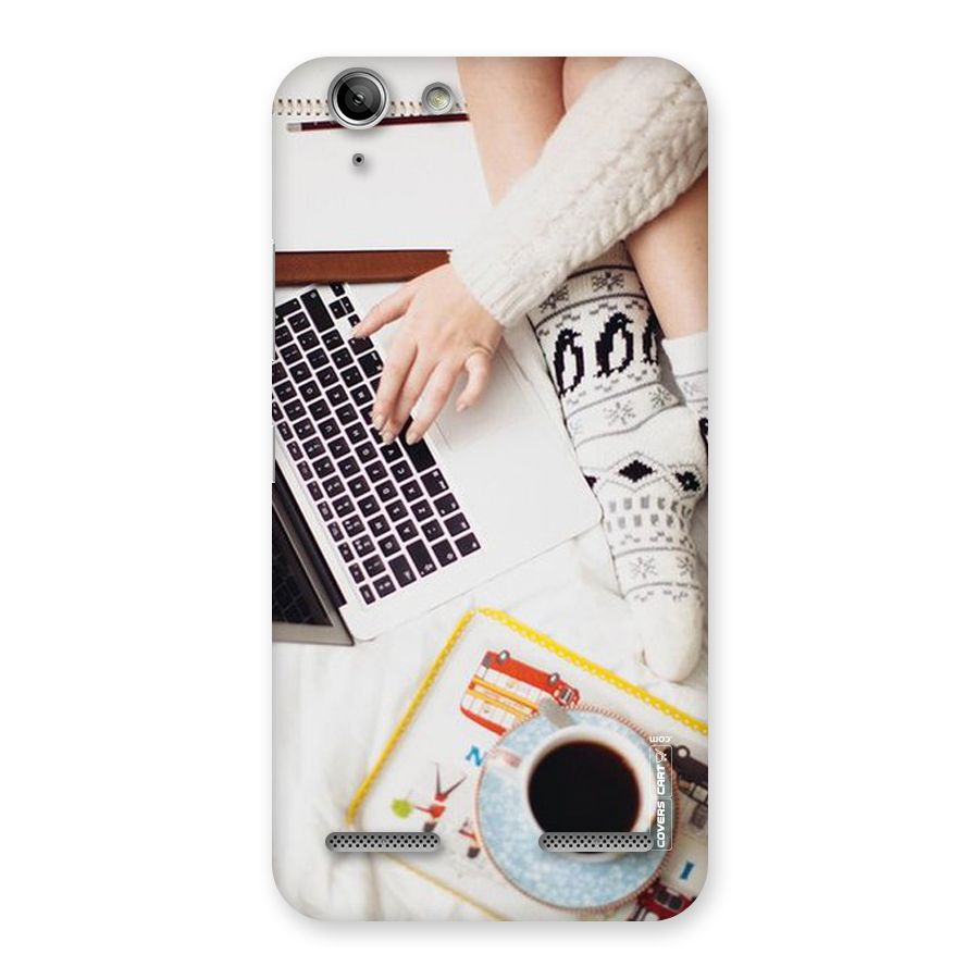 Winter Relaxation Back Case for Vibe K5