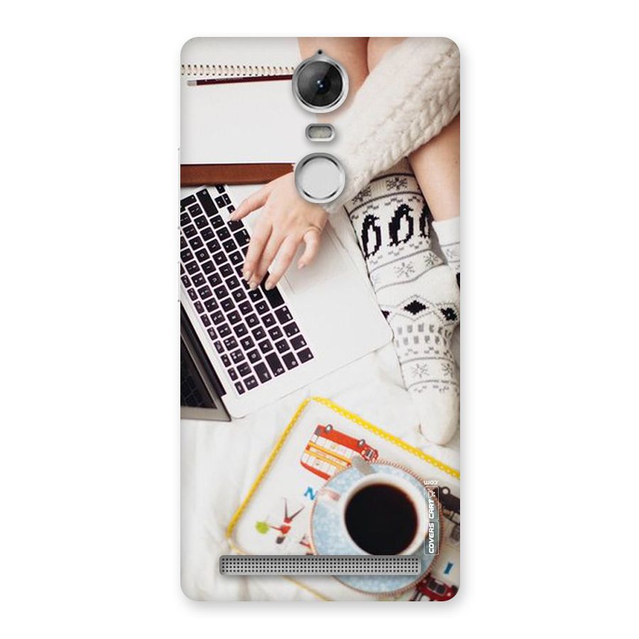 Winter Relaxation Back Case for Vibe K5 Note
