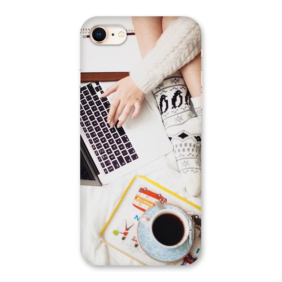 Winter Relaxation Back Case for iPhone 8