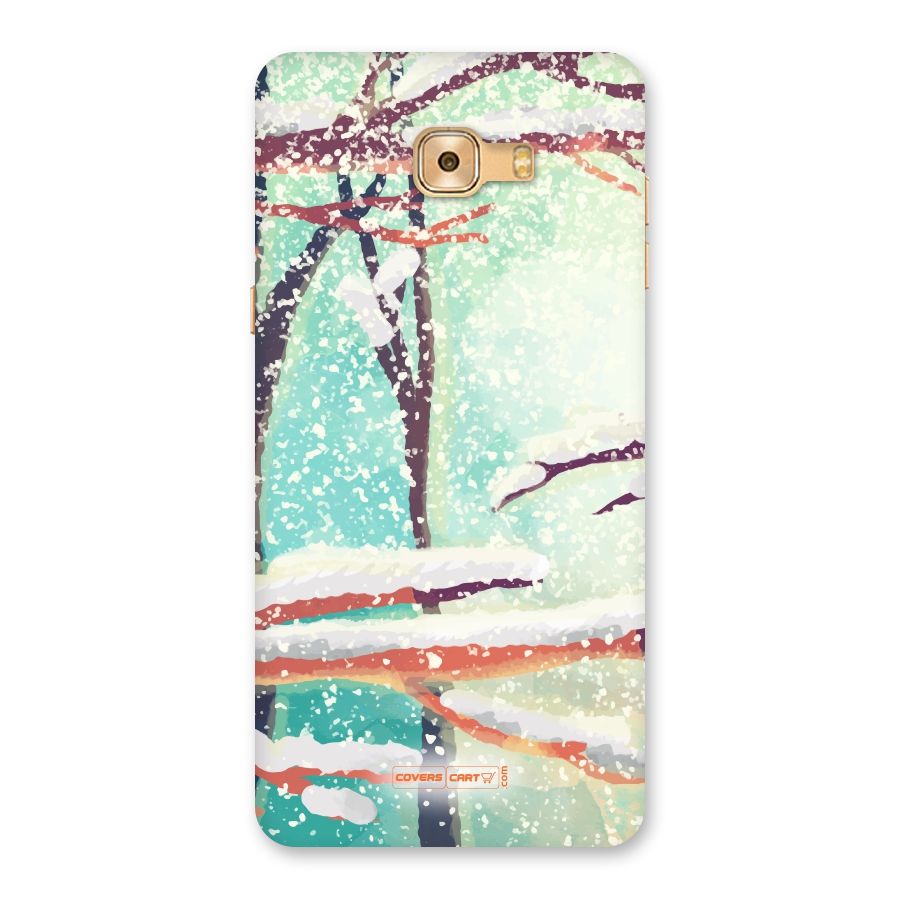 Winter Season Back Case for Galaxy C9 Pro