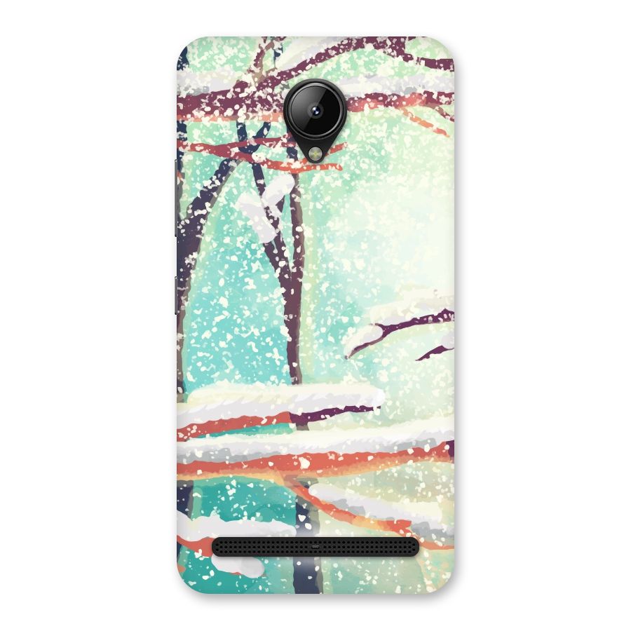 Winter Season Back Case for Lenovo C2